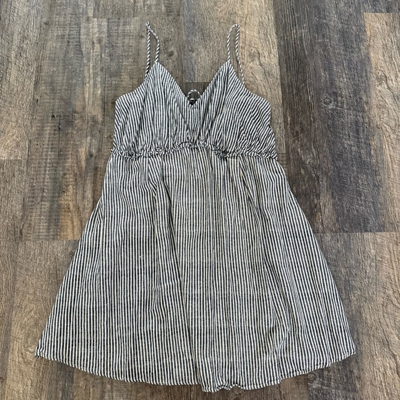 Dresses & Skirts - Navy and White Striped Dress